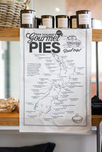Load image into Gallery viewer, New Zealand's Best Gourmet Pies Road Trip Tea Towel
