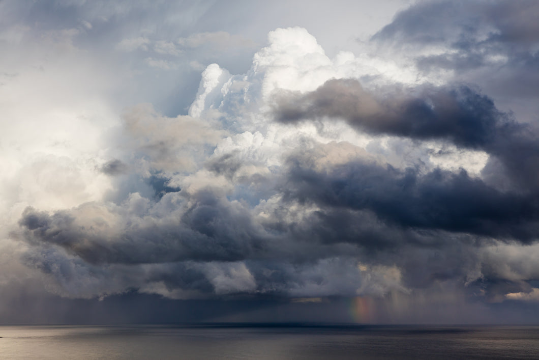 Thunderclouds, Otago Coastline, New Zealand.